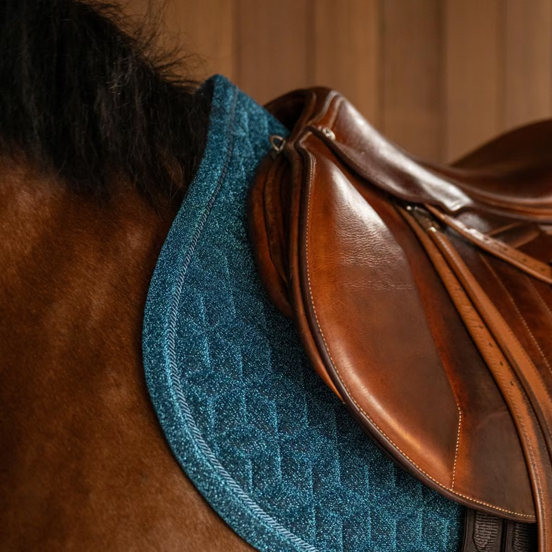 Kentucky Sparkling Jump Saddlepad - Navy-1