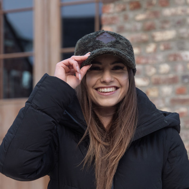 Kentucky Teddy Fleece Baseball Cap - Pine Green-1
