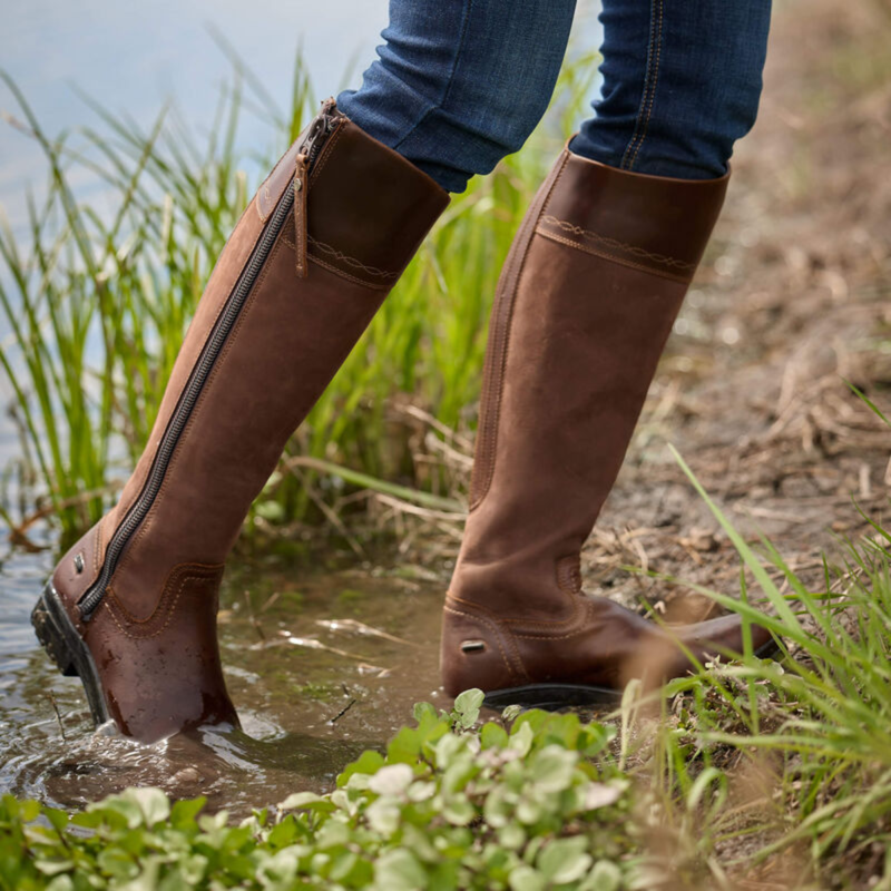 Ariat Women's Windsor Waterproof Boot - Tobacco Brown-6