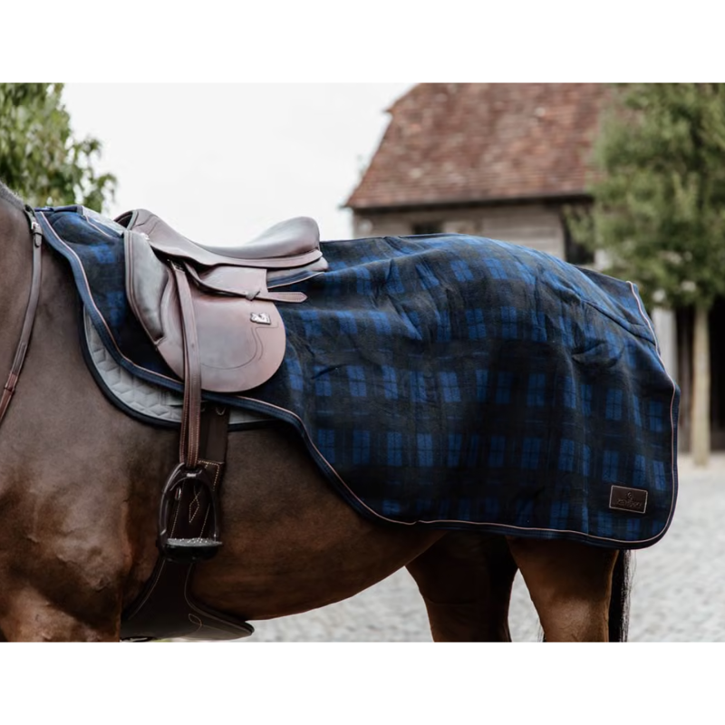 Kentucky Fleece Exercise Sheet - Check Print-1
