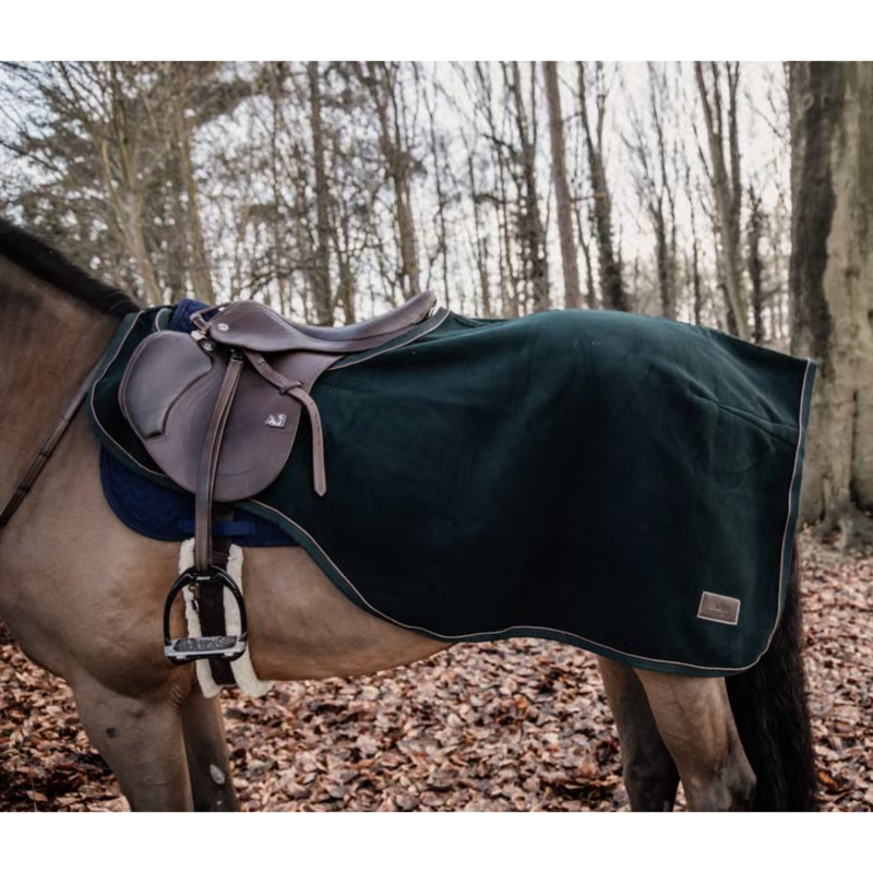 Kentucky Fleece Exercise Sheet - Pine Green-1