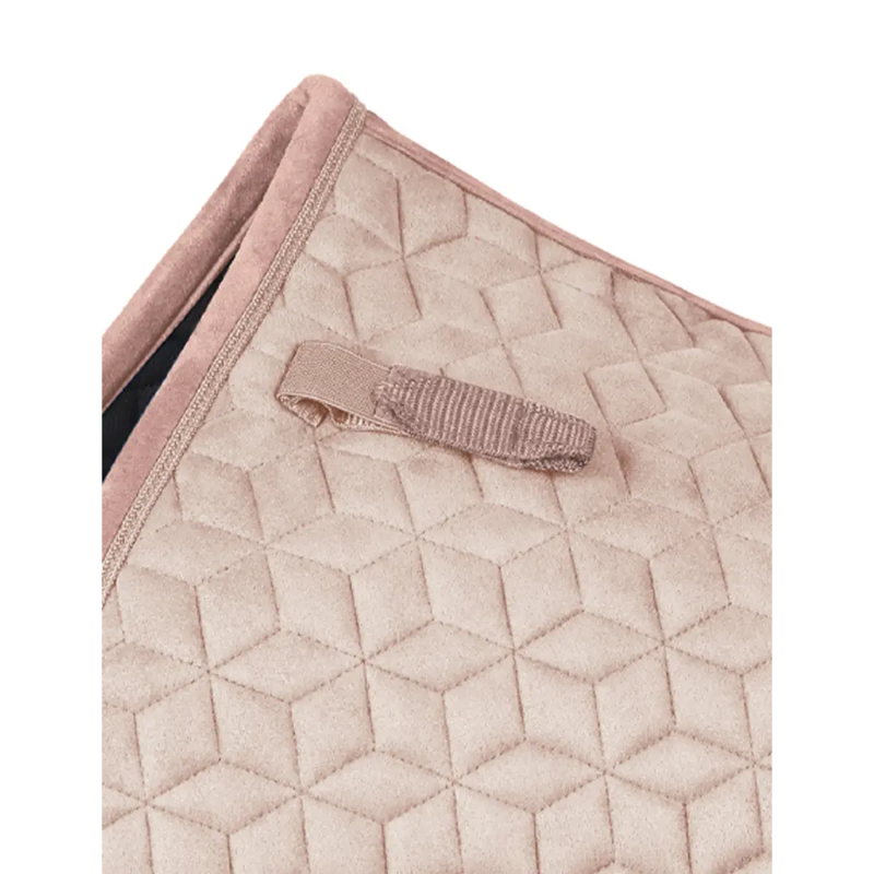WeatherBeeta Suede Elite Air-Tec Jump Shaped Saddlepad - Rose Quartz-1