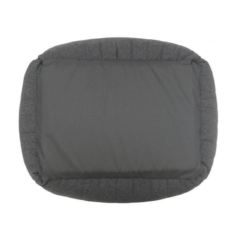 Rosewood Grey Felt Memory Foam Bed-1