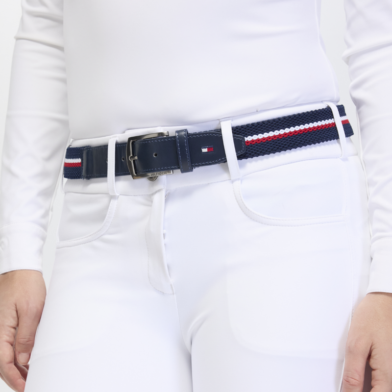 Tommy Hilfiger Anchor Elastic Belt - Desert Sky-1