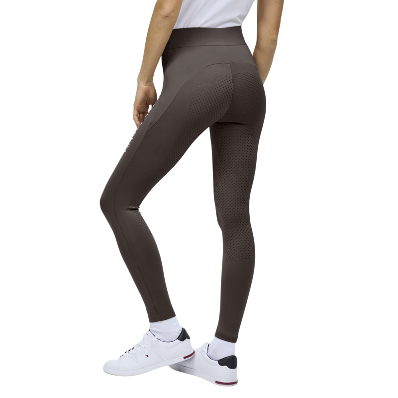 Tommy Hilfiger Elmira Women's All-Year Full Grip Leggings - Cacao-1