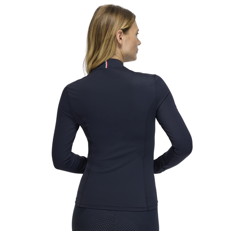 Tommy Hilfiger Echo Women 1/4 Zip Base Layer - Desert Sky-1