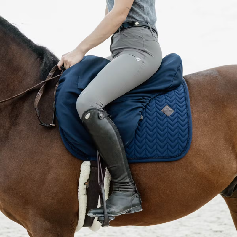 Kentucky Waterproof Show Jumping Saddle Cover - Navy-3