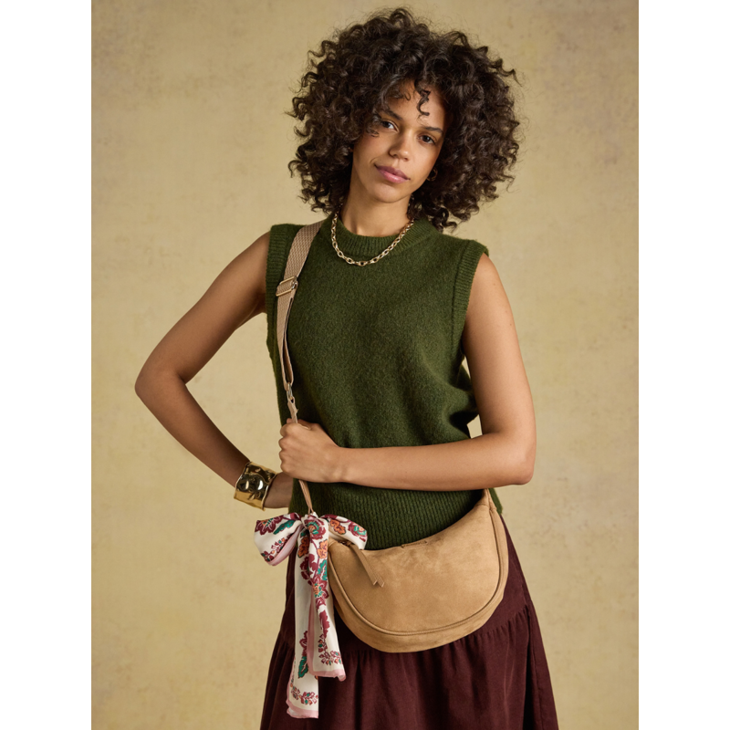 Joules Half Moon Cross Body Bag -  Neutral-6