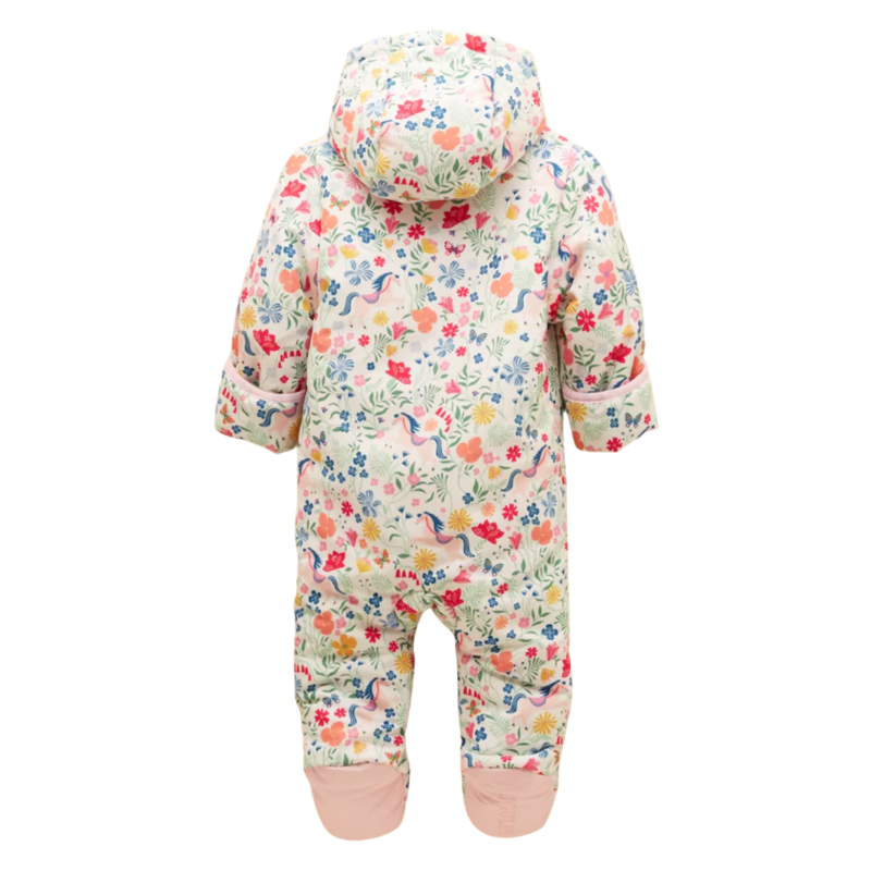 Joules Girls' Pramsuit - Cream-1