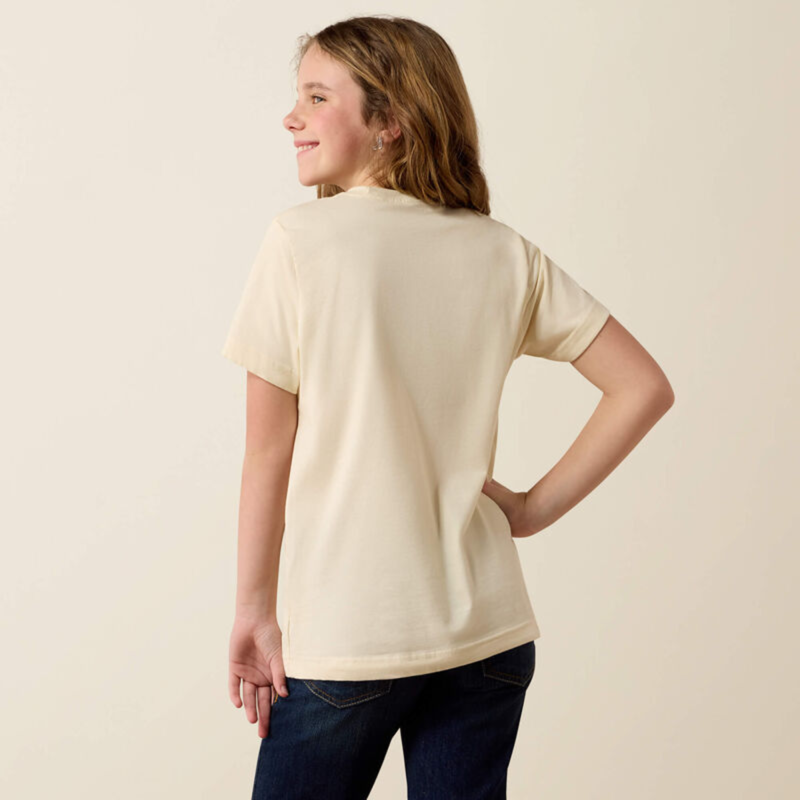 Ariat Youth Rodeo Darlin T-Shirt - Natural-1