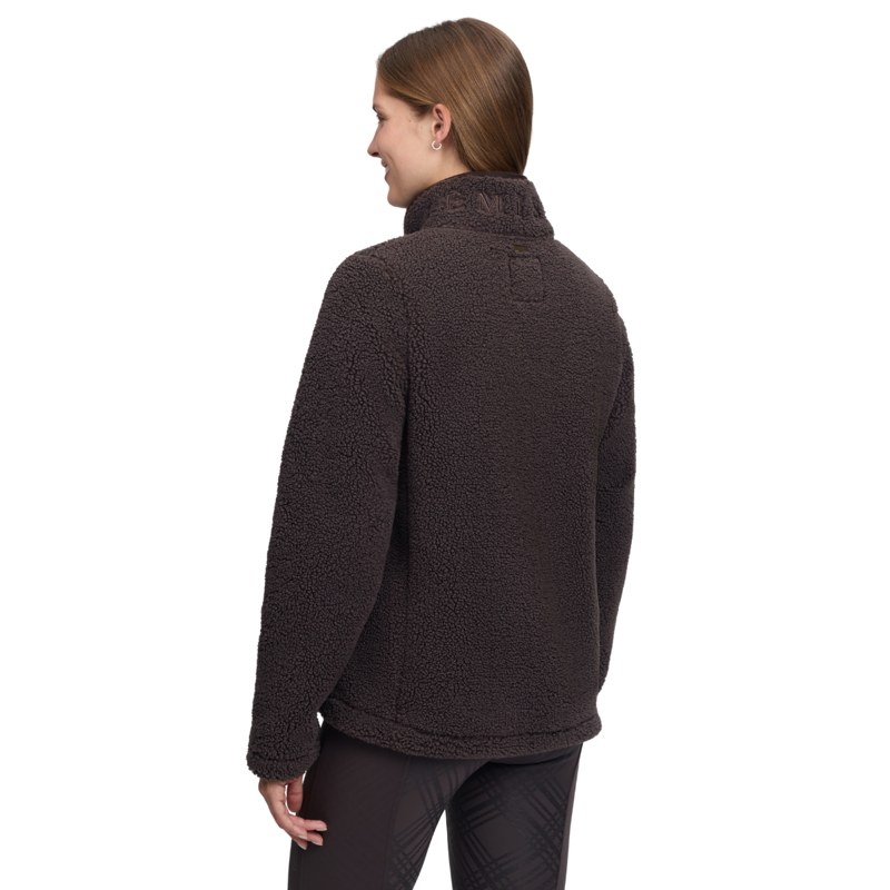 LeMieux Heritage Borg Zip Through Jacket - Cocoa-1
