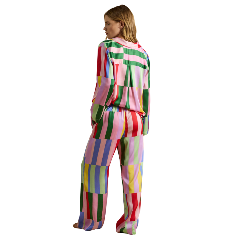 Joules Ladies Bonnie Pyjamas - Multi Stripe-1