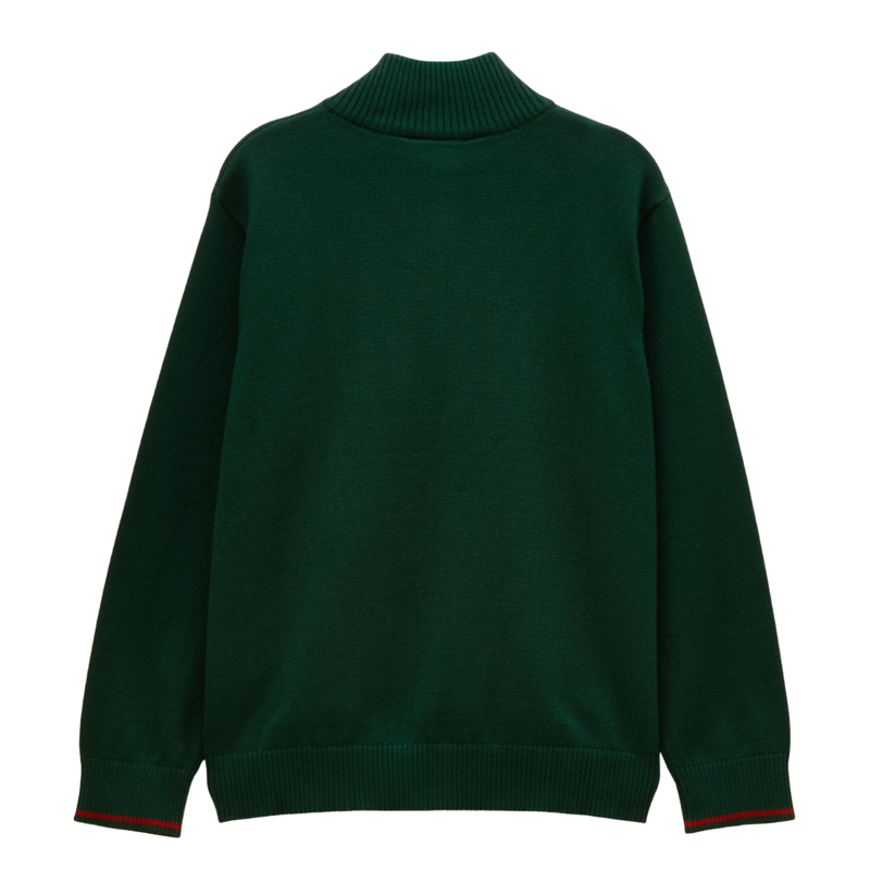 Joules Boys' Hillside 1/4 Zip - Green-1
