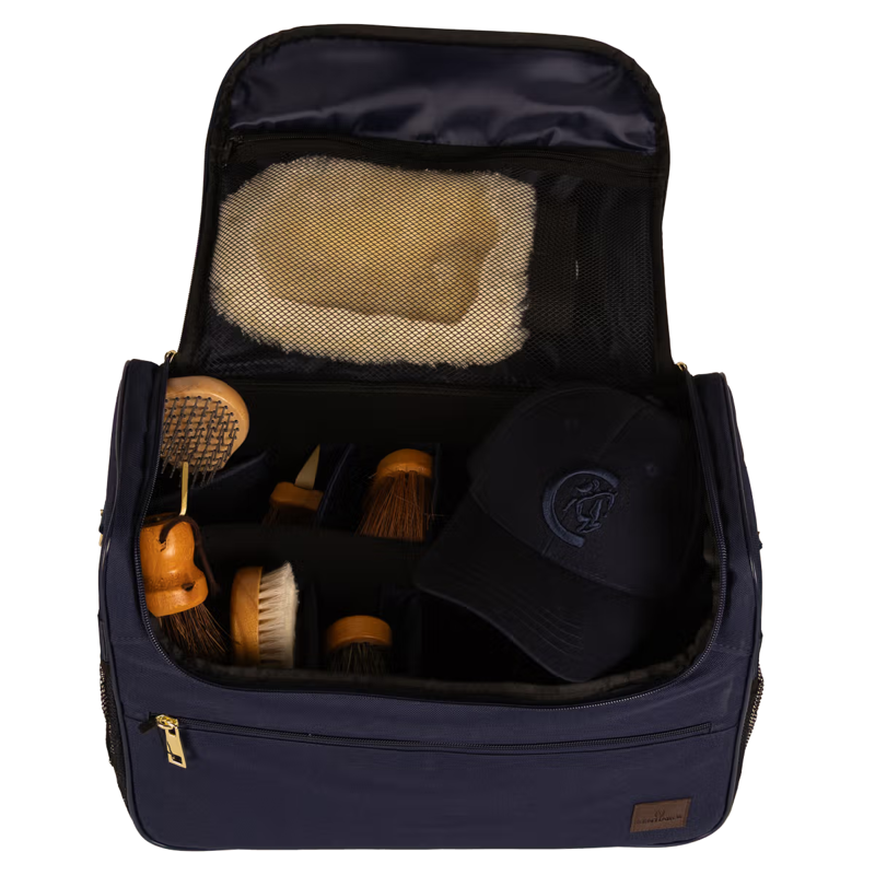 Kentucky Grooming Bag Set - Navy-1