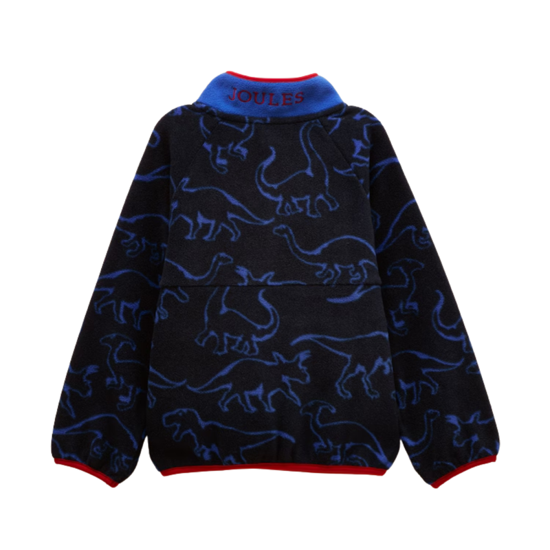 Joules Boys' Breeze Fleece - Navy Dino-1
