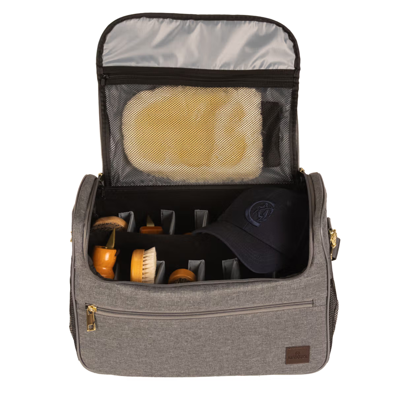 Kentucky Grooming Bag Set - Grey-1