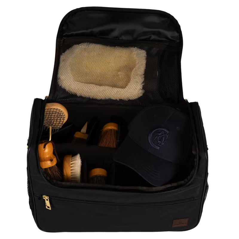 Kentucky Grooming Bag Set - Black-1