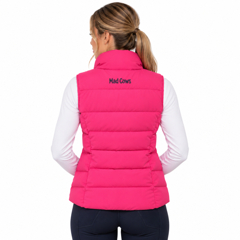 Mad Cows Ladies Gilet - Candyfloss-1