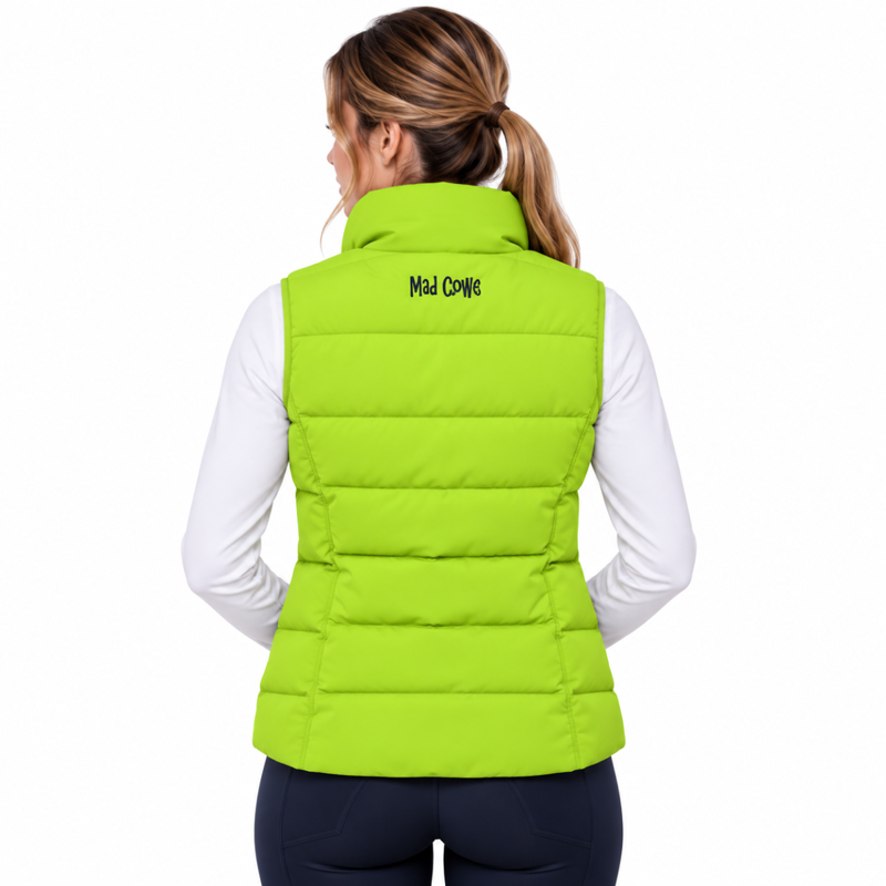Mad Cows Ladies Gilet - Grass-1
