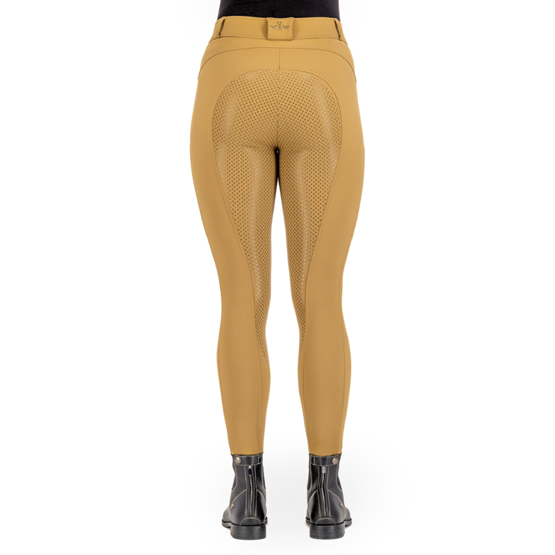 HV Polo Ladies Favourite Sporty Full Grip Breeches - Straw-3