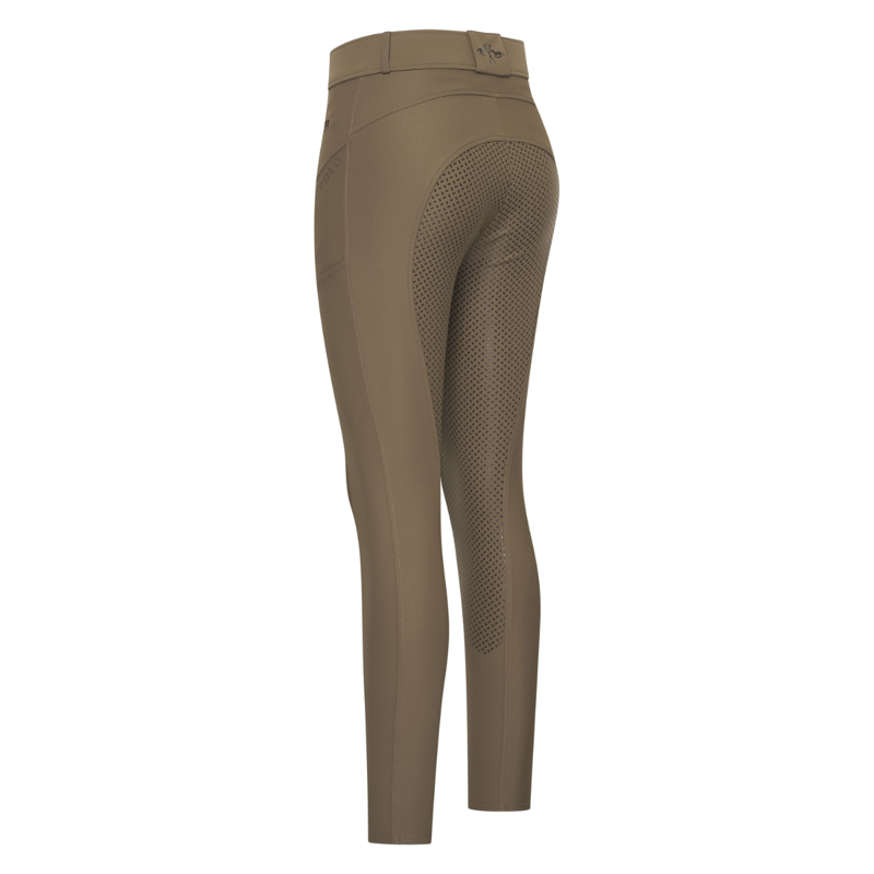 HV Polo Ladies Favourite Sporty Full Grip Breeches - Stone-1