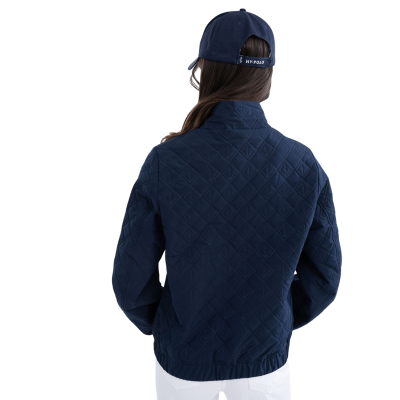 HV Polo Ladies Margot Bomber Jacket - Navy-1