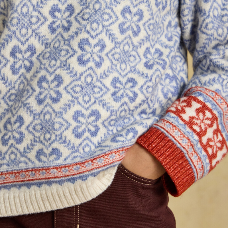 Joules Ladies Addison Jumper - Blue-4