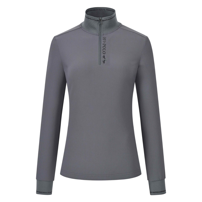 HV Polo Ladies Valerie Tech Top - Zinc Grey-1