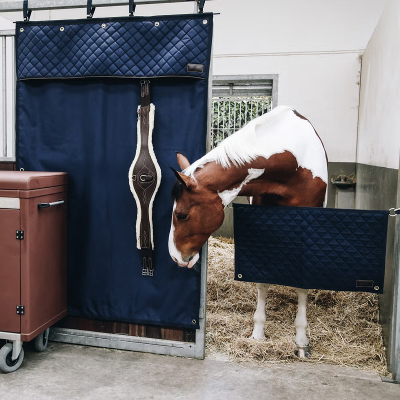 Kentucky Waterproof Stable Curtain - Navy-1