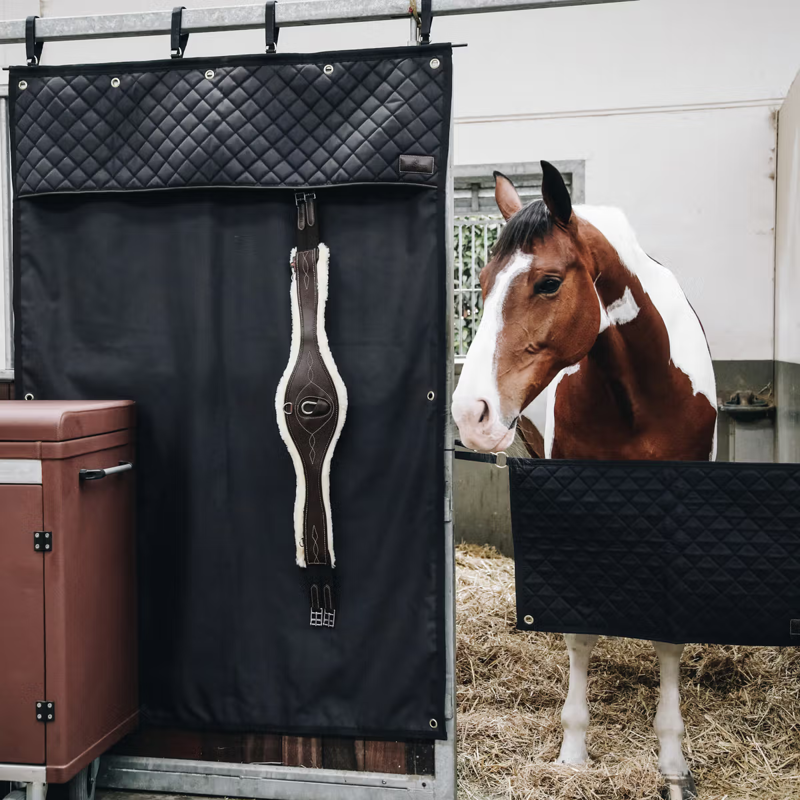 Kentucky Waterproof Stable Curtain - Black-1
