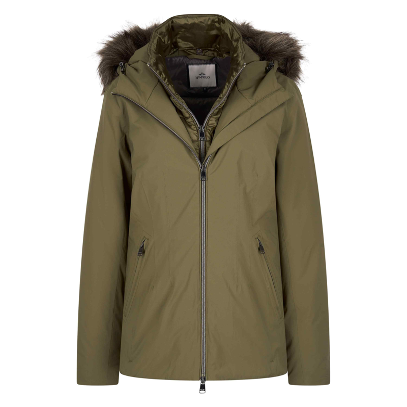 HV Polo Ladies Isa Jacket - Dark Oil Green-1