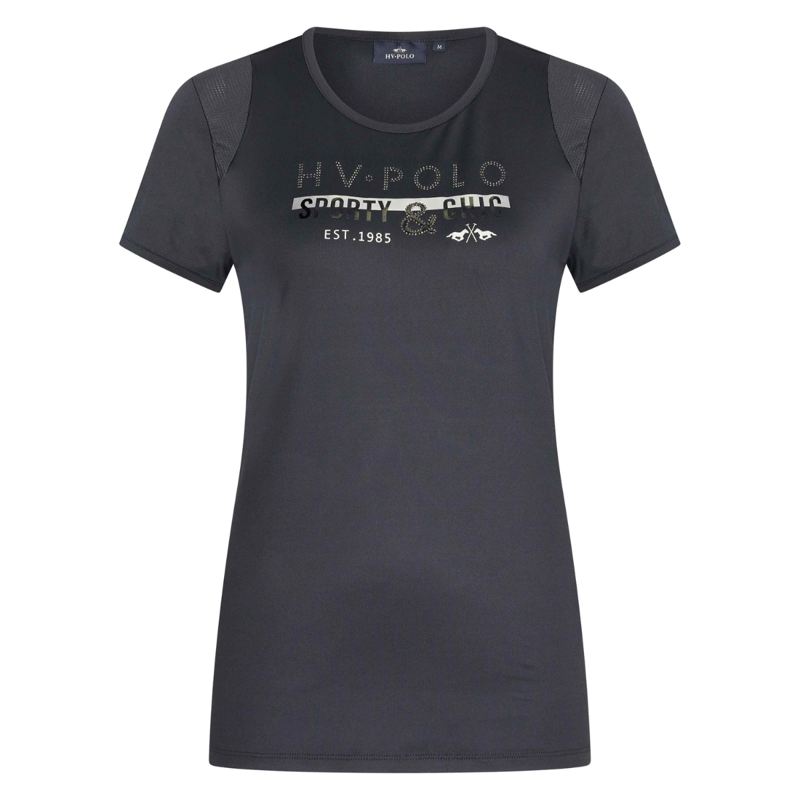 HV Polo Ladies Ariel Tech T-Shirt - Black-1