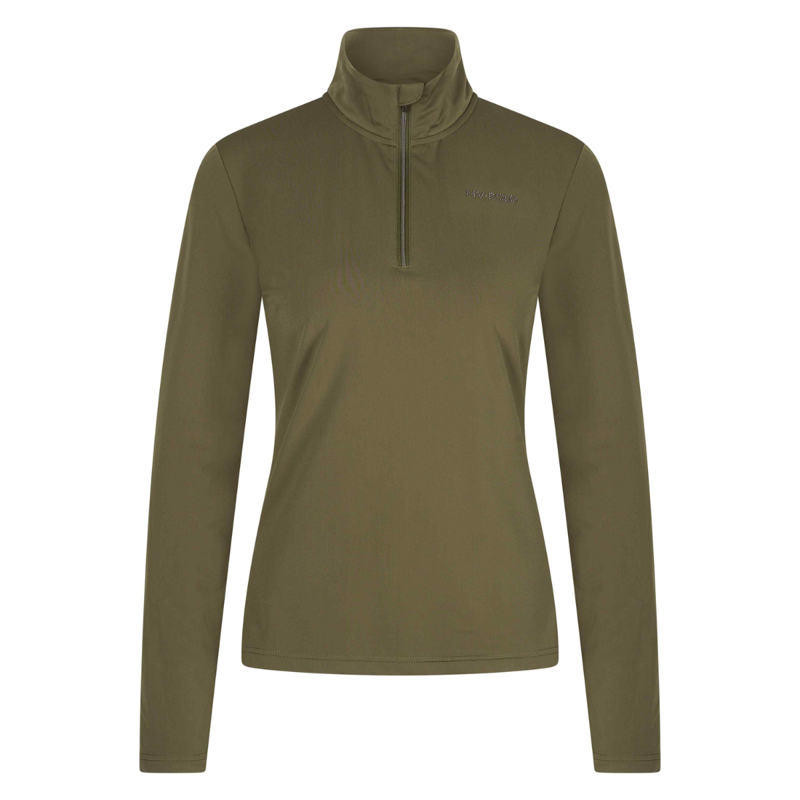 HV Polo Ladies Lumi Top - Dark Oil Green-1