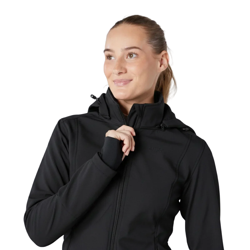 Cameo Ladies Zenith Pro Ride Coat - Black-1