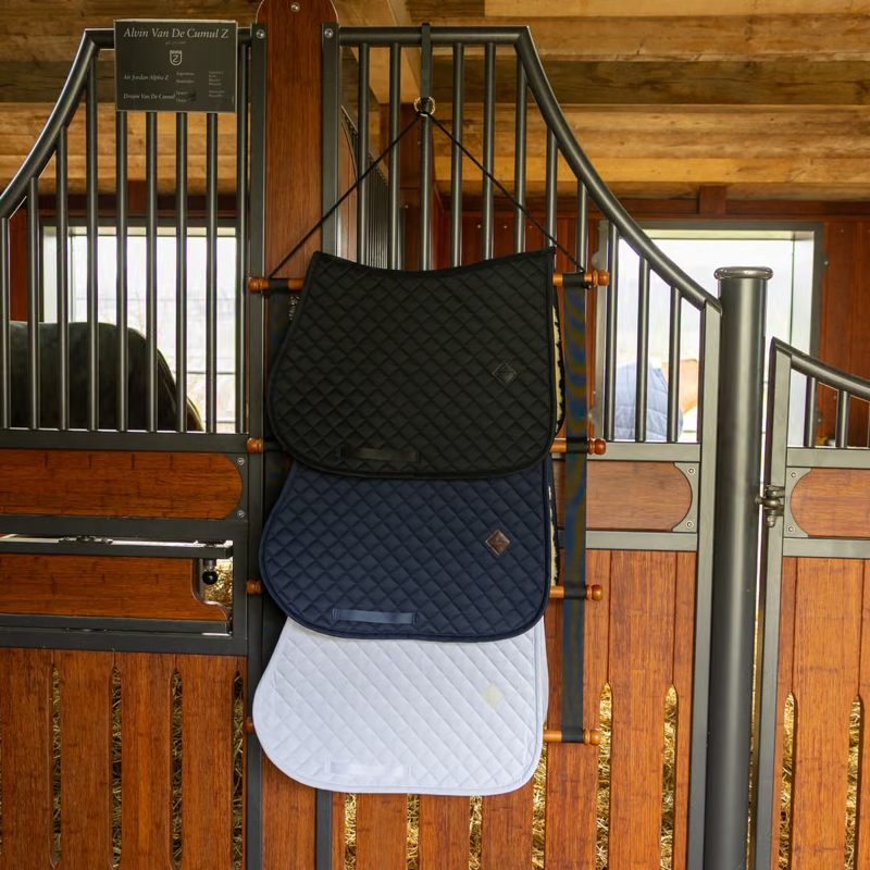 Grooming Deluxe Luxe Saddlepad Holder - Navy-1