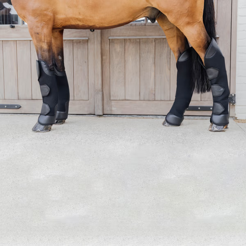Kentucky 3D Spacer Travel Boots Hind Full - Black-1