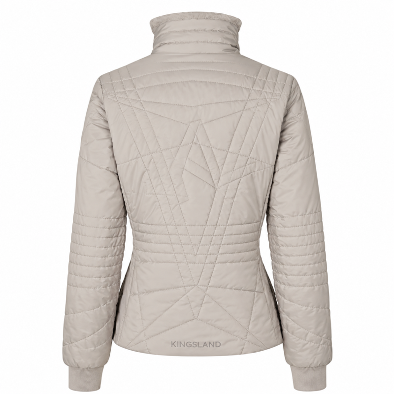 Kingsland KLAlba Ladies Padded Riding Jacket - Beige Dove-1