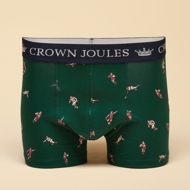Joules Men's Crown Joules 2 Pack Boxers - Red/Green-3