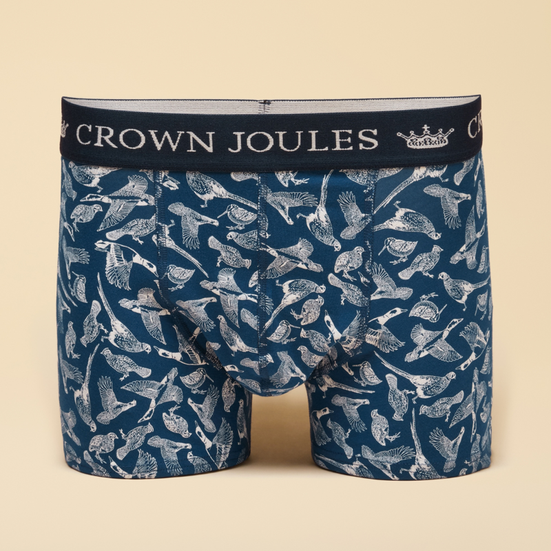 Joules Men's Crown Joules 2 Pack Boxers - Navy/Burgundy-1