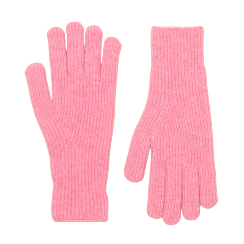 Joules Ladies Fine Knit Glove - Pink-1