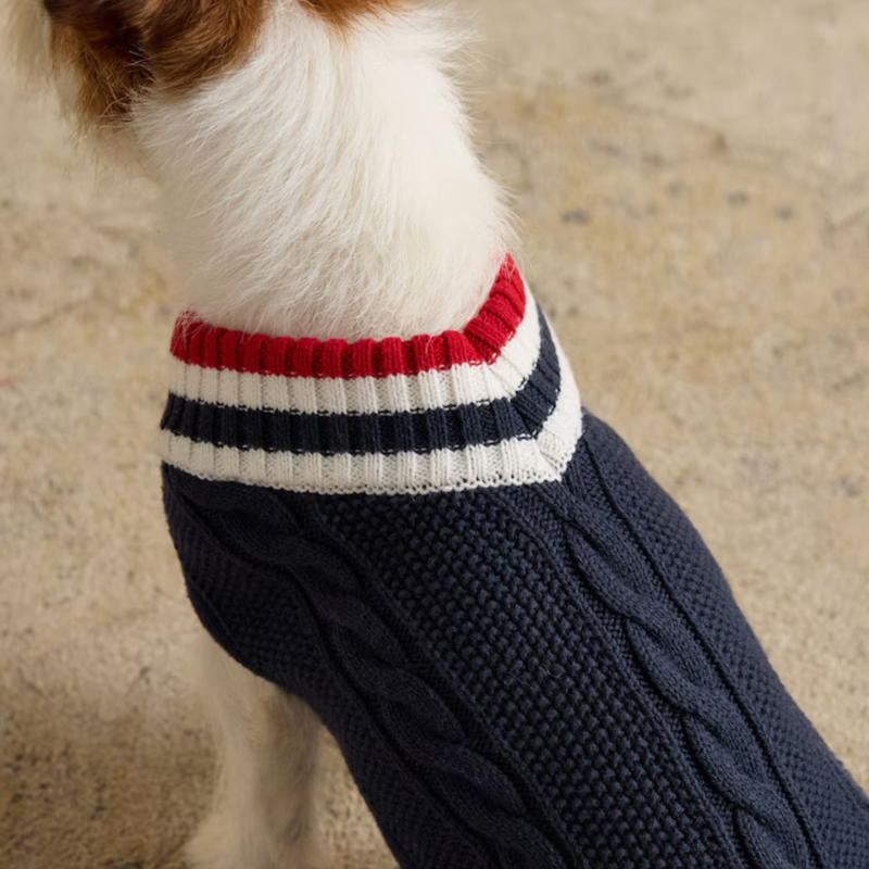 Joules Dawson Dog Knit Jumper - Navy-2
