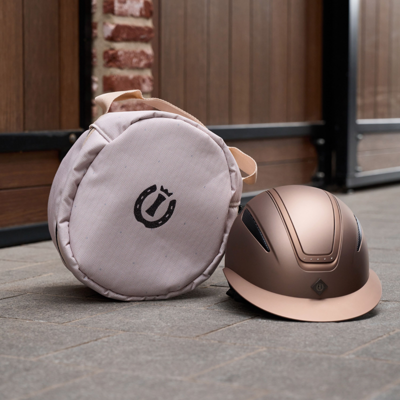 Imperial Riding Basic Helmet Bag - Taupe Herringbone-1