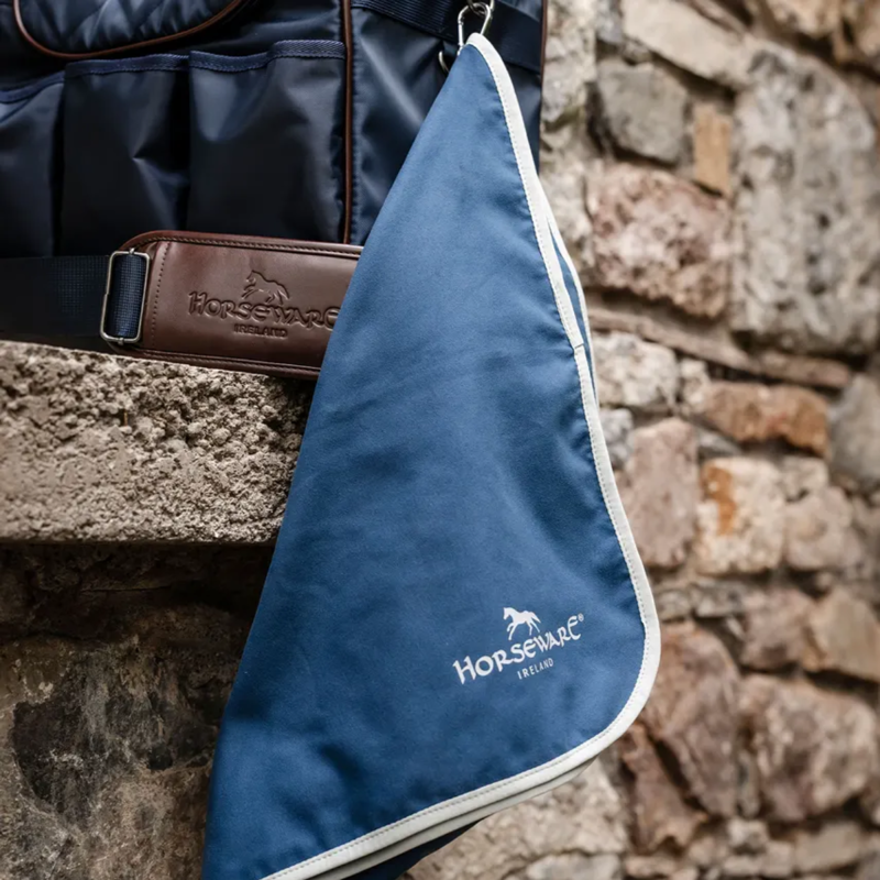Horseware Dry Rug Revive Towel - Navy/Silver-1