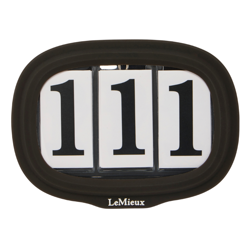 LeMieux Competition Bridle Number Holder - Brown