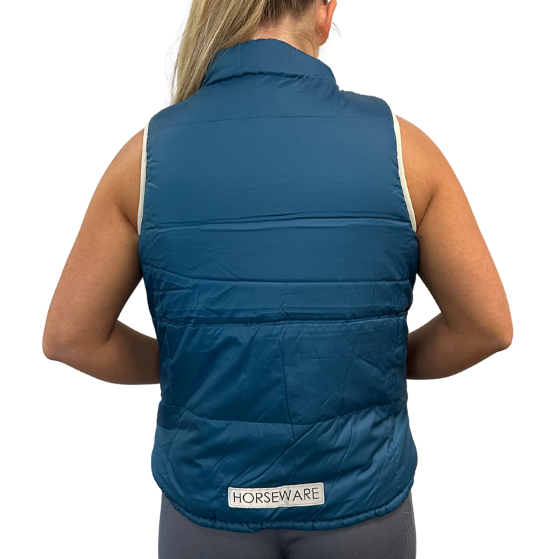 Horseware Reversible Kids Gilet - Teal-1