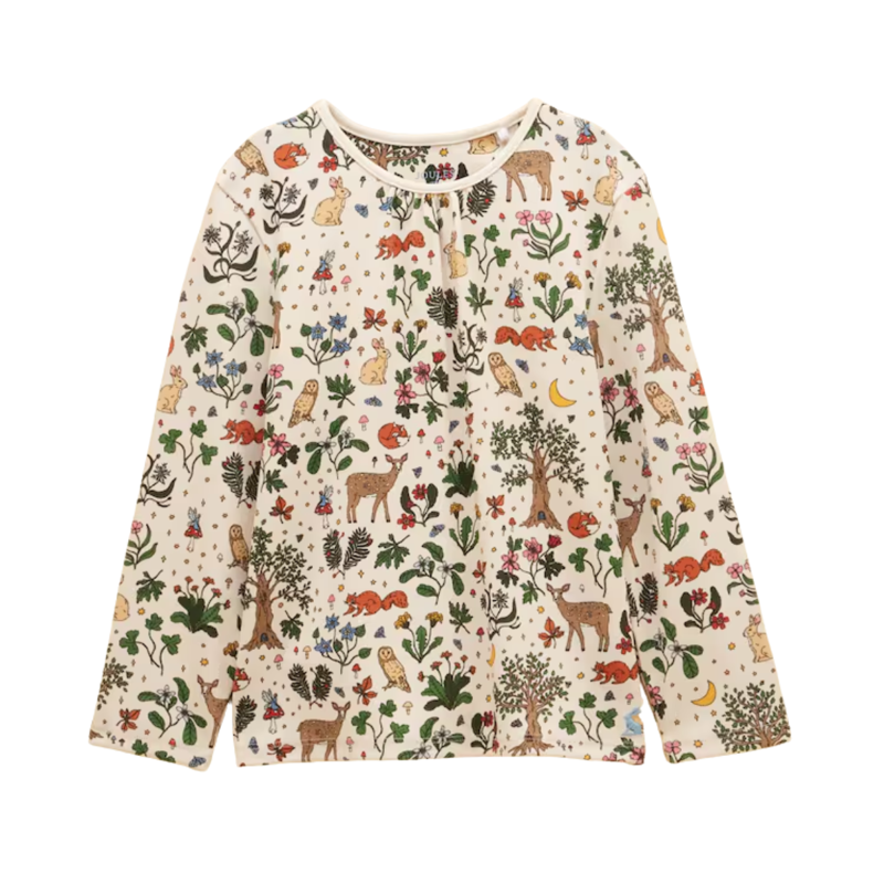 Joules Girls' Kipwell Pyjamas - Cream-1