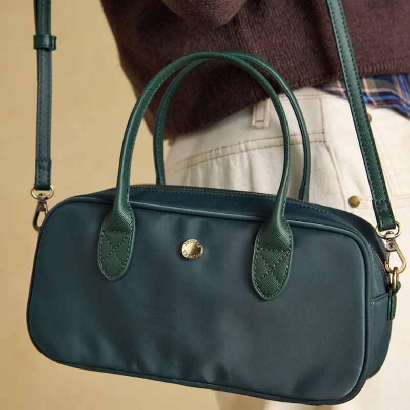 Joules Edie East West Bag - Bottle Green-1