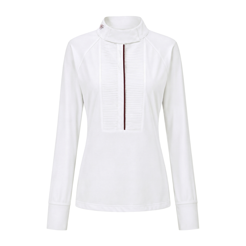 Holland Cooper Farleigh Long Sleeve Show Shirt - White-1