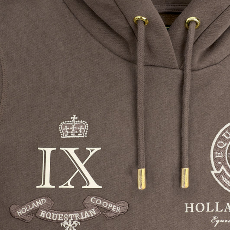 Holland Cooper Team Hoodie - Chestnut-1