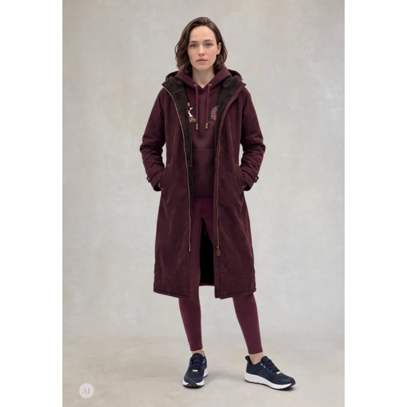 Holland Cooper Team Hoodie - Mulberry-5